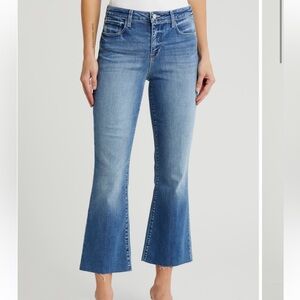 L’AGENCE crop flare jeans